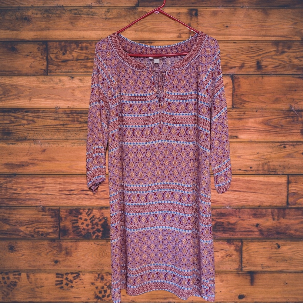 Forever 21 Boho Dress Sz L
